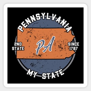 Pennsylvania My State Patriot State Tourist Gift Sticker